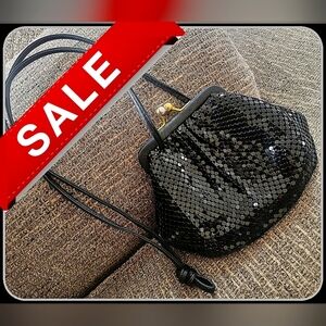 #WHITING & DAVIS #Vintage Evening Bag Mesh #Authentic #1950's Clutch Metal Purse